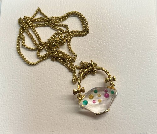 Swarovski crystal bag shaped - crystal, bag-shaped