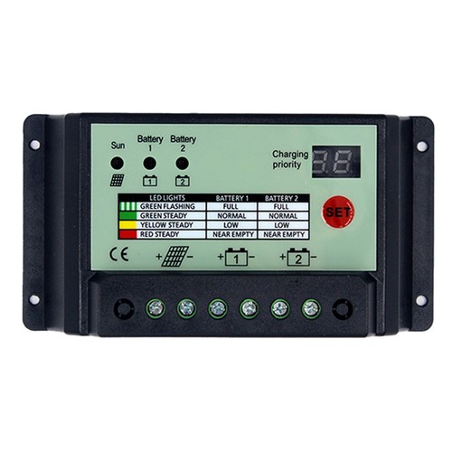 Regolatore carica solare a - di,