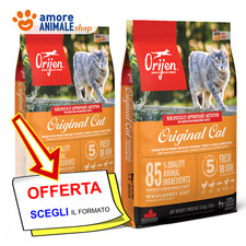 Orijen Cat Original → 340 gr / 1,8 - 5,4 kg - Crocchette Gatti, Secco Per Gatto