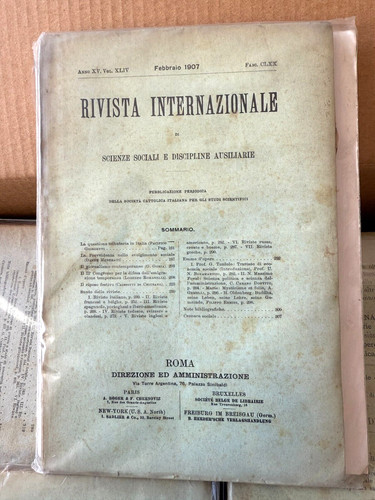 Rivista internazionale - rivista, di