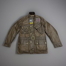 Barbour uomo Steve McQueen Joshua giacca cerata foderata in pile S nuova etichetta prezzo consigliato £379