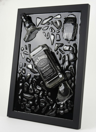Arte bottiglia jack daniels - arte,