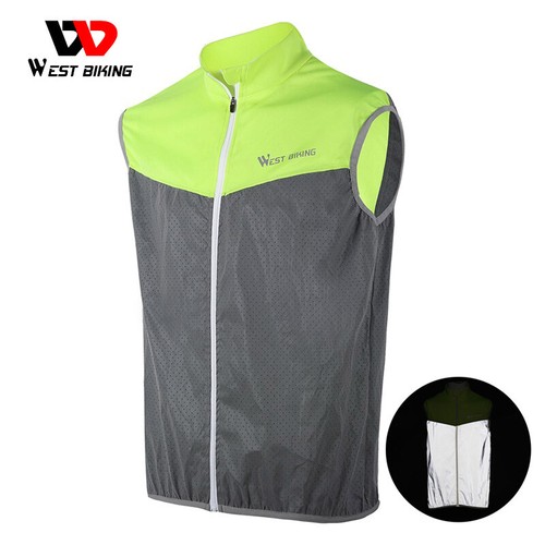Gilet ciclismo riflettente