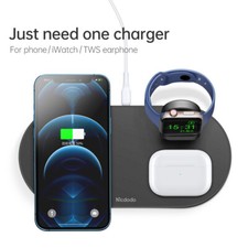 Caricabatteria wireless 3 in 1