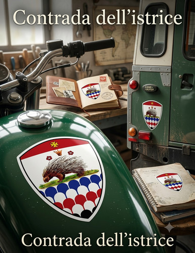 Palio siena adesivo sticker - di,