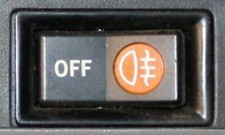 Interruttori servizi  -Retronebbia-  per cruscotto centrale Toyota LJ70