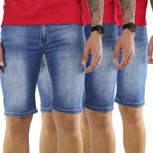 Bermuda jeans uomo strappati - jeans,