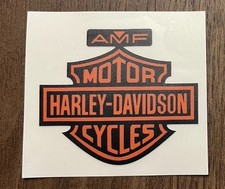 FOR HARLEY DAVIDSON 1980 82 FX FXB FXW STURGIS BLACK ORANGE BAR SHIELD 61159-80