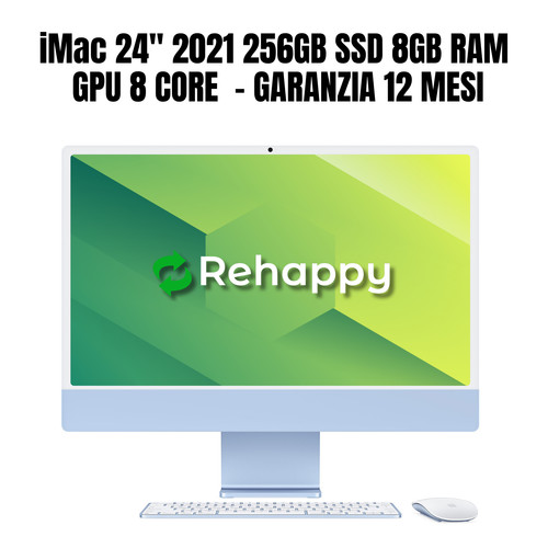 Apple imac 2021 blu 4 - apple, 24"