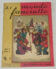 MONDO FANCIULLO terza serie " Galep "  n.1  Ed. 1936 !!!!!