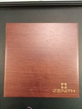 BOX  RARE   VINTAGE ZENITH EL PRIMERO  "DE LUCA " 1980 /90 "