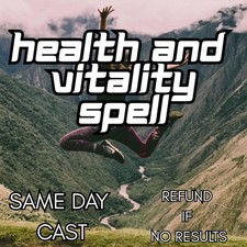 Incantesimo Salute e Vitalità