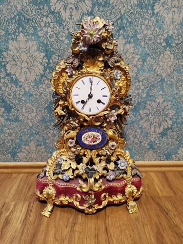 Antico orologio camino - antico,