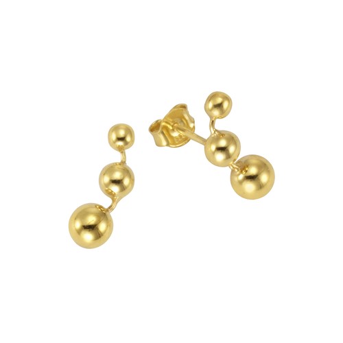 Celesta gold ohrstecker 333 - ohrstecker,