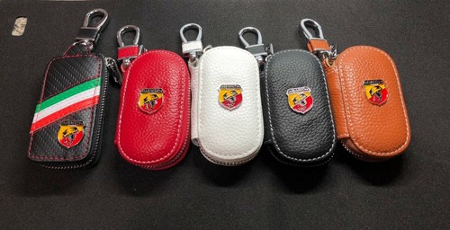 Abarth cover pelle chiave - abarth,