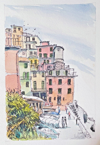 Acquerello originale - , di