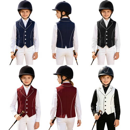 Top bambina pratica gilet