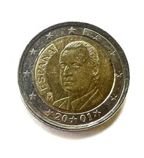 Moneta 2 Euro Spagna 2001 Juan