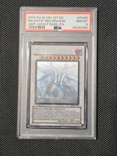 Yugioh - Drago Rosso Maestoso GHOST - ABPF-IT040 1° Edizione Ita PSA 8