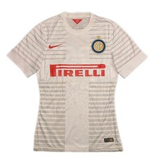 MAGLIA CALCIO FC INTER MATCH WORN INDOSSATA 2014/15 NIKE JERSEY TRIKOT MAILLOT
