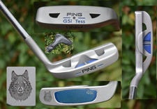 Inserto Ping G5i grigio satinato personalizzato Tess putter Napa 8802 inciso design LUPO