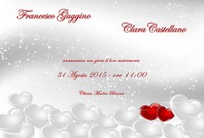 Partecipazioni nozze cielo - partecipazioni,