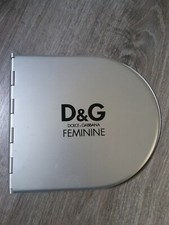 D&G porta cd in acciaio satinato