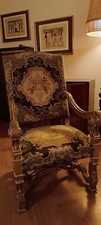 Antica poltrona luigi xiv - poltrona,