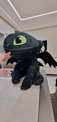 Peluches furia nera dragon - peluches,