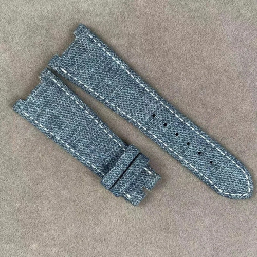 Cinturino orologio denim blu