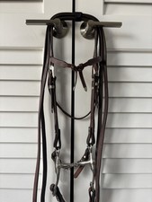 Briglia cavallo occidentale argento Alpaca Mexico Circle Y Futurity con redini divise