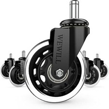 Set sedie ruote girevoli