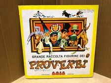 ALBUM PROVERBI EDIS 1969 ORIGINALE COMPLETO CON CEDOLA OTTIMO RARO