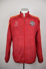 ADIDAS MANCHESTER GIACCA SPORT CALCIO UOMO M VINTAGE JACKET SOCCER IMPERMEABILE