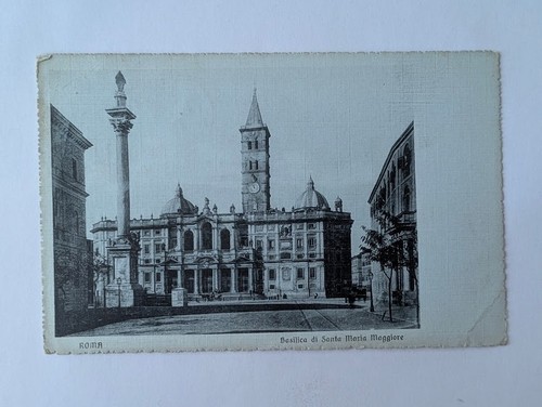 Vintage postcard basilica di - postcard,,