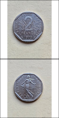 Moneta franchi francia 1979 - 2,