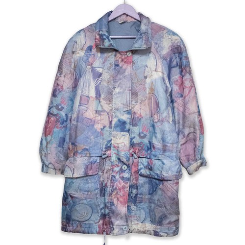 Giacca vento vintage blu e - blu,