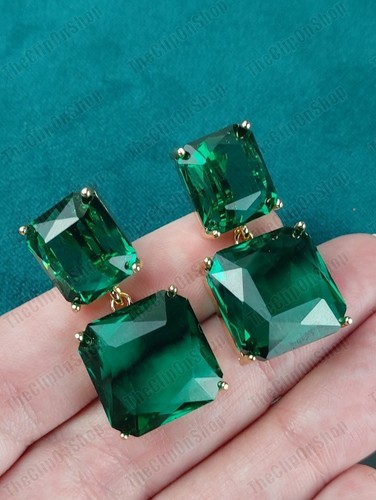Orecchini clip verde - clip,
