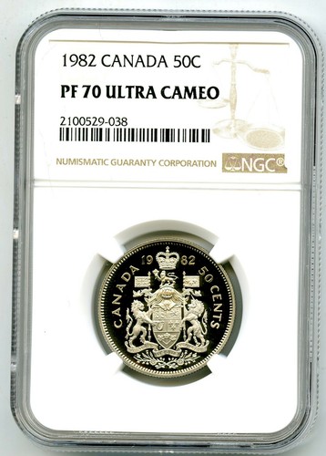 1982 canada cent - cent, ngc