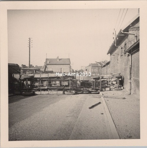 Foto ww2 blocco stradale da - ww2,,