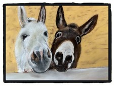 Donkeys duo dipinto fauna - -,