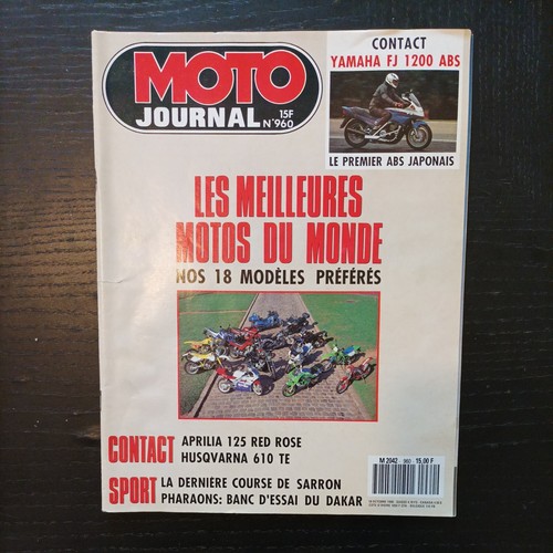 Moto journal 960 yamaha - 960, fj