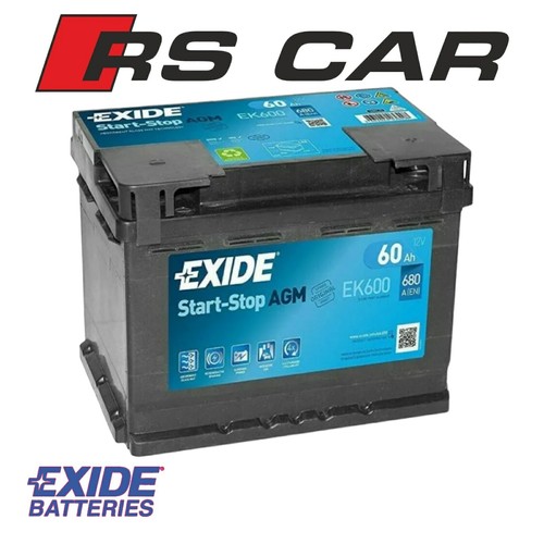 Batteria per auto exide - batteria, agm