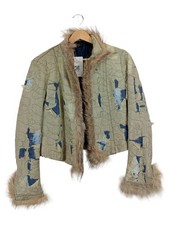 QUBHA giacca pelliccia donna