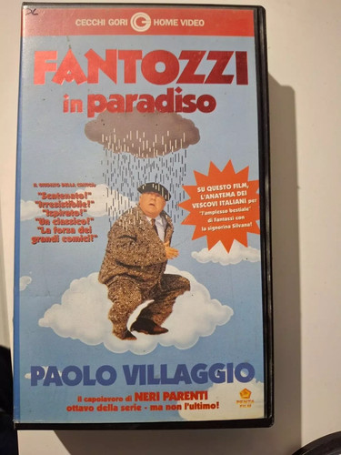 Videocassetta vhs fantozzi - videocassetta, in