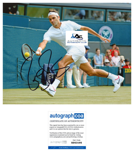 Roger federer autografo - federer,