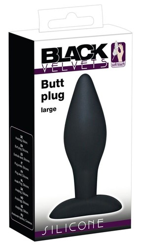 Plug anale large - , black