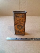 Vecchia Scatola Latta Polvere Da Caccia "Fossano Vetterly"