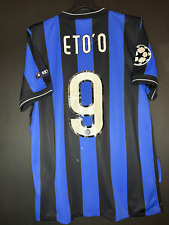 Eto'o Inter final Madrid match issued shirt maglia preparata finale champions