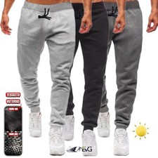 PANTATUTA TASCA ZIP SCOMPARSA POLSINI COTONE LEGGERO AUTUNNALE SPORT ESSENTIAL